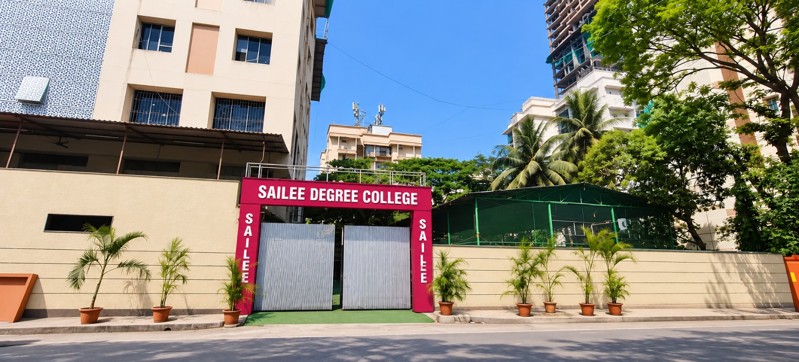 Sailee Degree College main entrance, Gorai Road, Borivali West